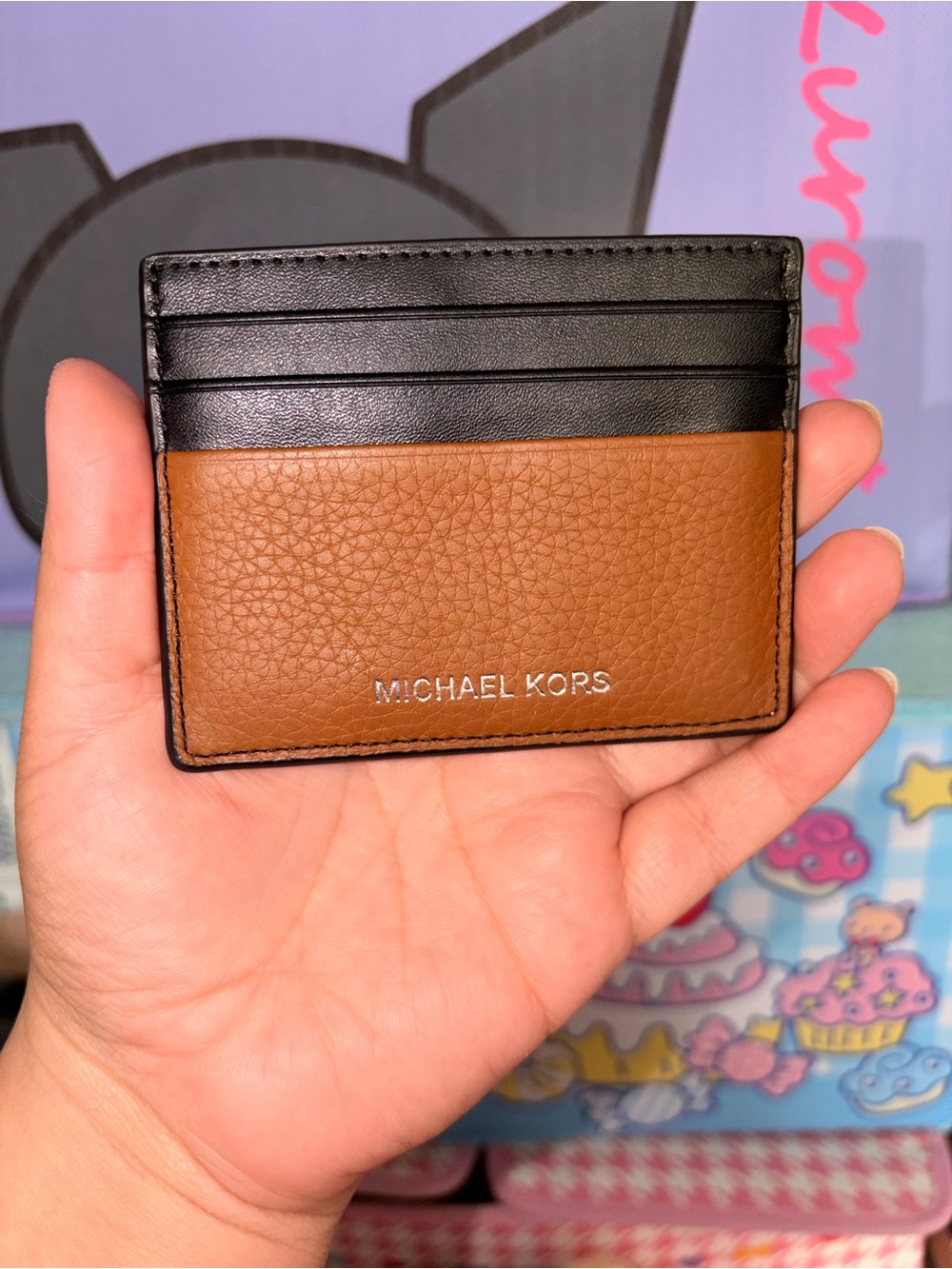 Michael Kors Pebbled Leather Wallet 🤎🖤 - Picture 3 of 6